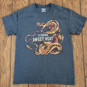 Tijuana Sweet Heat Gildan DryBlend men's medium gray short sleeve t-shirt